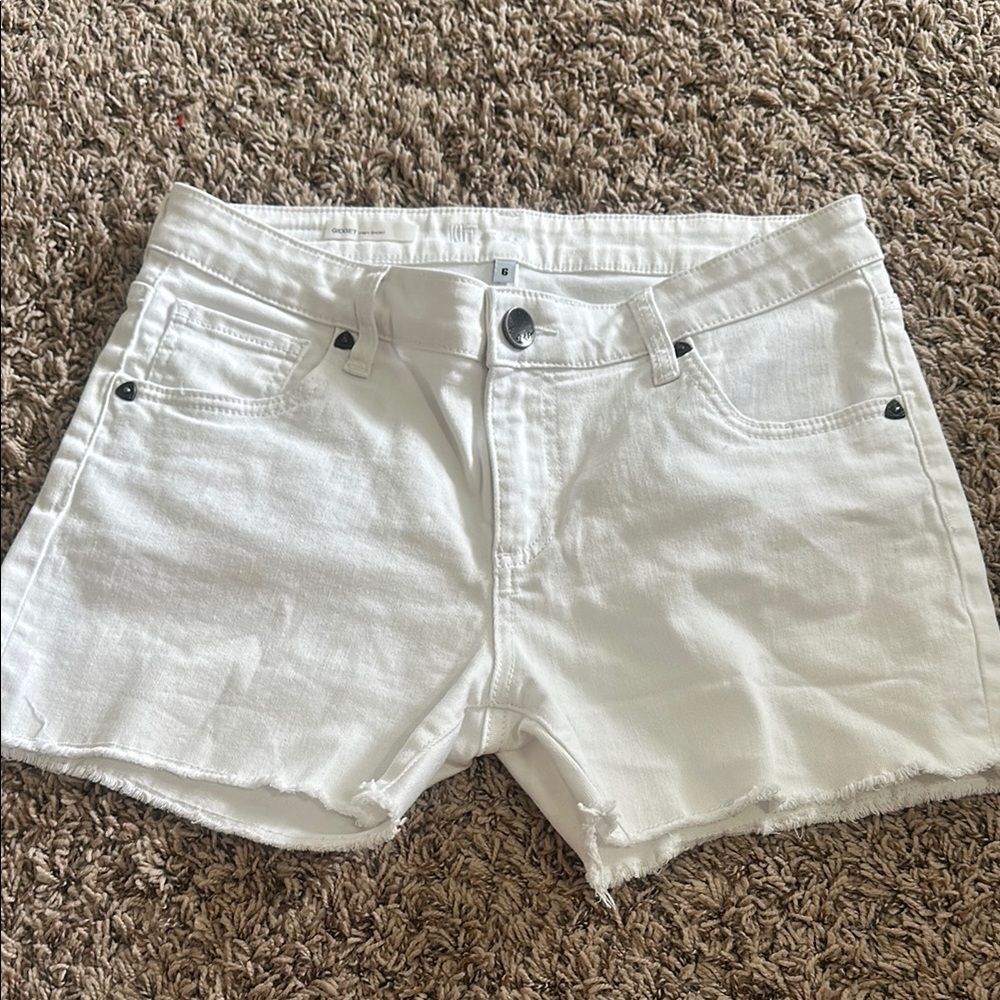 Kut from the Kloth White Denim Women's Shorts